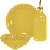 Посуда в желтом цвете