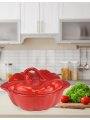 Кокотница для жульена и жаркого тыква красная