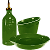 Посуда в зеленом цвете